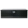 thumbnail image 1 of 48" Aluminum Truck Tool Box, Heavy Duty Black Underbed Storage Box with Lock - 48x15x15 Inch RV/Trailer/Pickup Organizer, 1 of 8