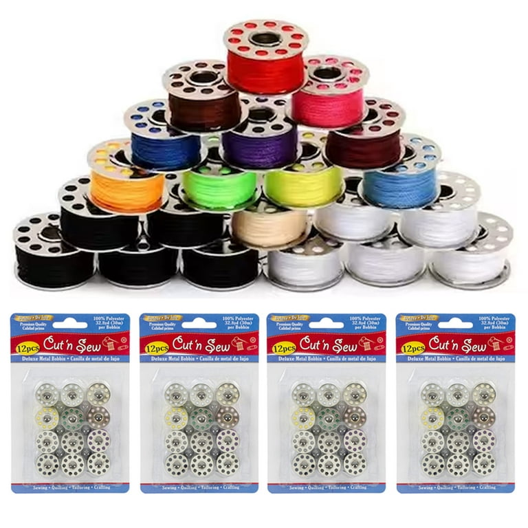 Pre-Wound Polyester Embroidery Bobbins