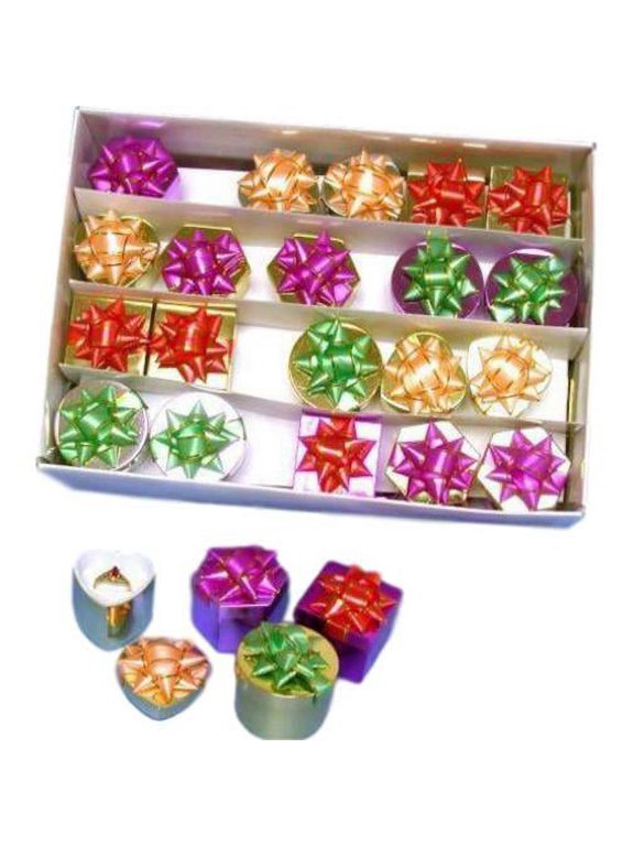 48 Assorted Paper Hat Ring Wholesale Jewelry Display Gift Boxes