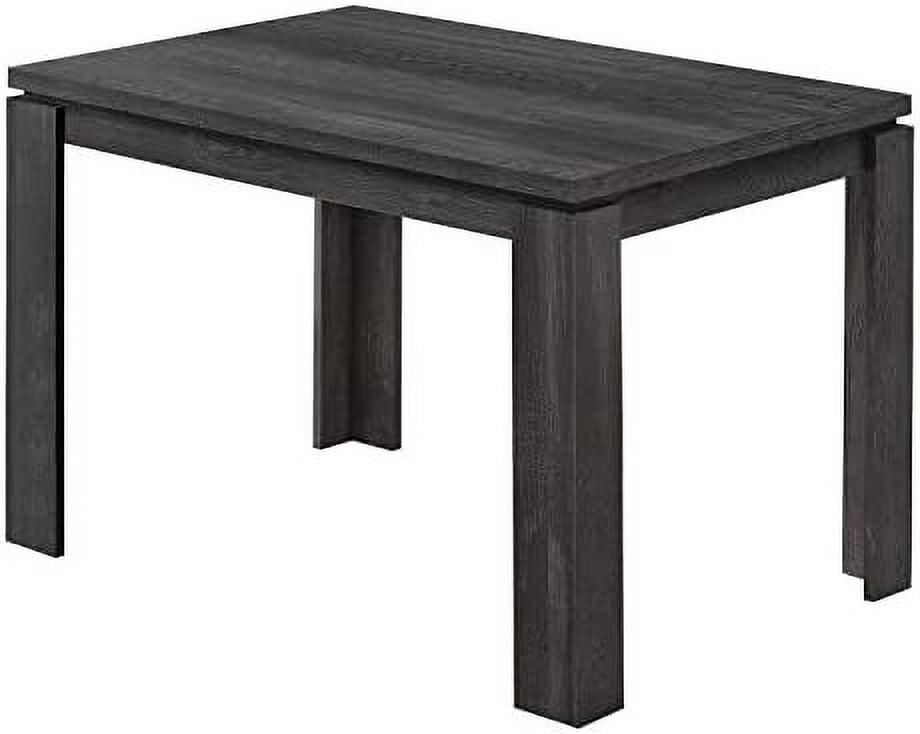 48" / BLACK RECLAIMED WOODLOOK Dining Table