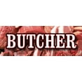 thumbnail image 1 of 48" BUTCHER DECAL sticker shop meat quality usda beef pork poultry, 1 of 1