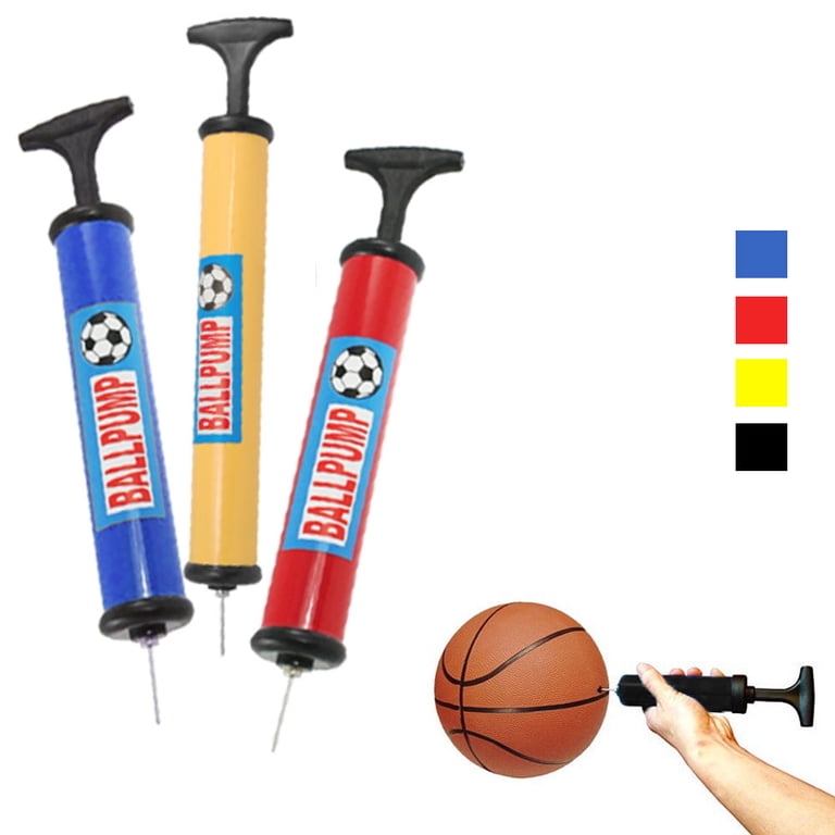 Pompe à Ballon Compacte – Basket, Foot, Volley – 5 Aiguilles Incluses, Gonflage Double Action