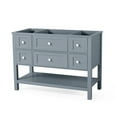 thumbnail image 1 of 48" Bathroom Vanity In Gray With Mechanism And Bottom Area Grey Five Drawer Units Shelf For, 1 of 2