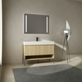 thumbnail image 1 of 48" Bathroom Vanity In Oak With Resin Sink & Modern Storage - Hygienic Basin, Floor Protection, Design, 1 of 7