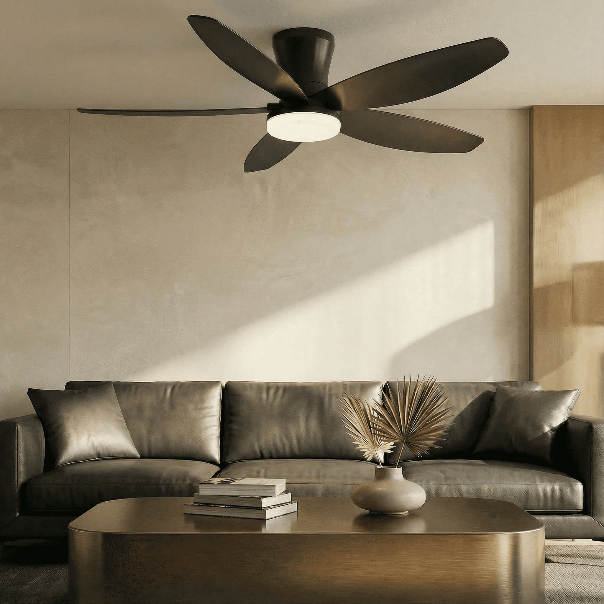 24 Inch Black Small Ceiling Fan With Light Remote 6 Speed Quiet Reversible DC Motor Low Profile - On Sale - - 43114597 - View #10