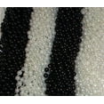 thumbnail image 1 of 48 Black White Mardi Gras Gra Beads Necklaces 4 Dozen, 1 of 1