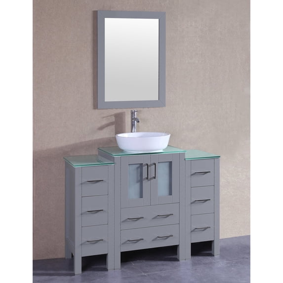 48" Bosconi AGR124BWLCWG2S Single Vanity