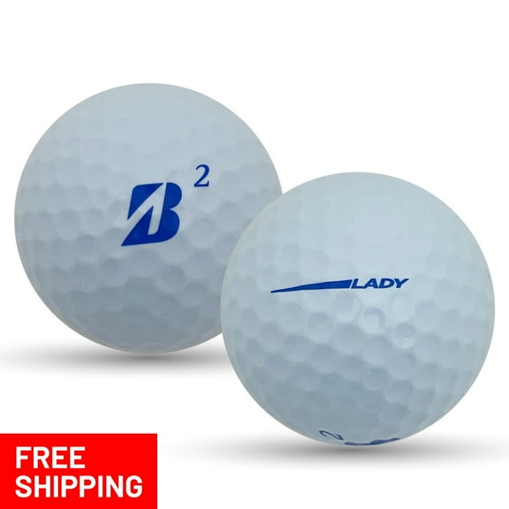 Pre-Owned 48 Bridgestone Lady Precept 5A Used Recycled Golf Balls, by Mulligan Golf Balls
