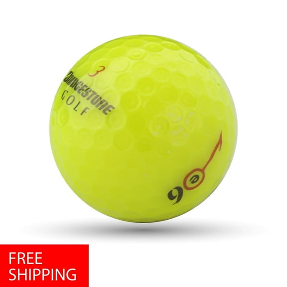 Pre-Owned 48 Bridgestone e6 Yellow 5A - Mint - Used Recycled Golf Balls, by Mulligan Golf Balls