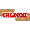 thumbnail image 1 of 48" CALZONE DECAL sticker pizza italian restaurant italy food spaghetti fresh baked, 1 of 1