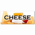thumbnail image 1 of 48" CHEESE DECAL sticker dairy milk american swiss grilled calcium provolone, 1 of 1