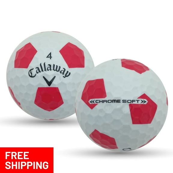 Pre-Owned 48 Callaway Chrome Soft Truvis 4A Recycled Golf Balls, White, by Mulligan Golf Balls