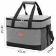 thumbnail image 1 of Yougu 48 Can Soft Sided Cooler Bag with Extra Large Insulated Bag,Grey, 1 of 9