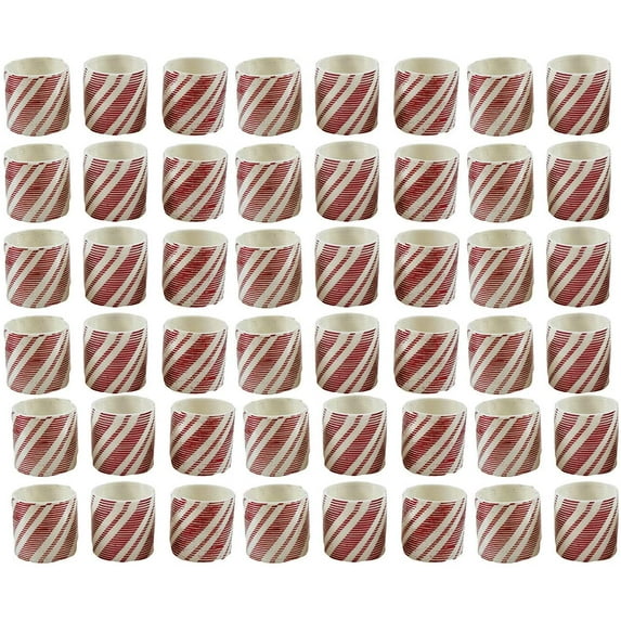 48 Candy Cane Mini Magic Spring Toy - Fun Silly Coil Party Favor Toy - Christmas Winter (4 Dozen)