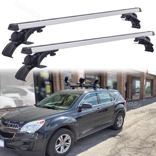 48" Car Top Roof Rack Cross Bar Cargo Luggage Carrier Aluminum For Chevy Equinox