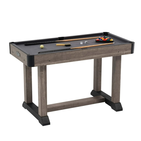 48" Charleston Pool Table, Drop Pocket with Accessories by Hall of Games