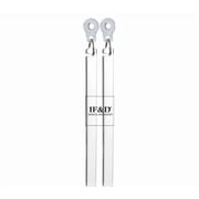 48 Clear 2 Pack Acrylic Lucite Drapery Curtain Pull Wands with Plastic Adapters for Easy Open and Closing of Window Treatments - IF&D Fabrics and Drapes -APA-048-2