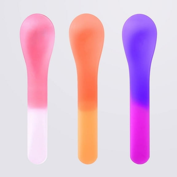 48 Color-Changing Ice Cream Spoons for Dessert and Pudding Celebrations
