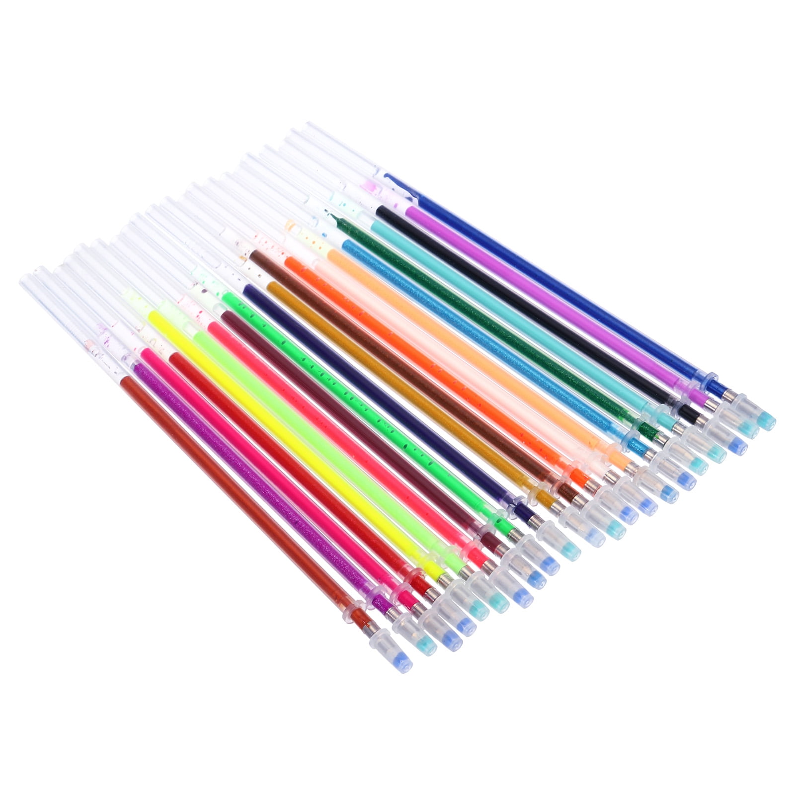 Metallic Ink Refills 48 Colors Glitter Metallic Pastel Neon Coloring Gel Pen Ink Refills, 1 ...