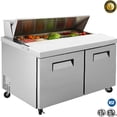 thumbnail image 1 of 48" Commercial Sandwich Prep Table Refrigerator – 13 Cu. Ft. | ETL & NSF Certified | R290 | 115V, 1 of 25