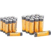 48-Count AA & AAA High-Performance Alkaline Batteries Value Pack, 24 AA and 24 AAA, Ready to Use