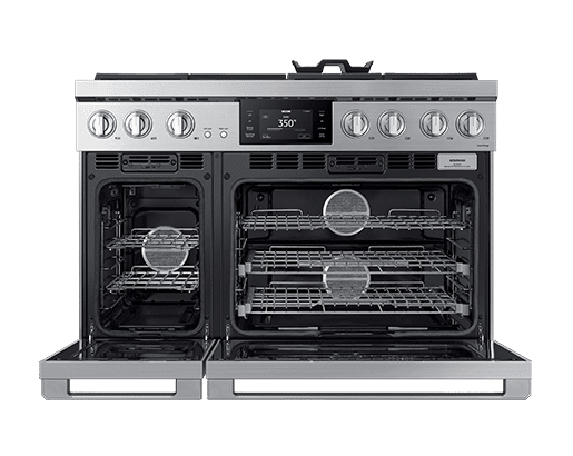 48" Dual-fuel Range, Silver Stainless, Natural Gas/liquid Propane