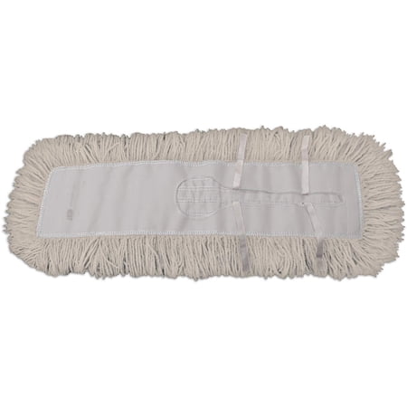 48" Dust Mops | White Closed- Loop Industrial Style - 6 Pack