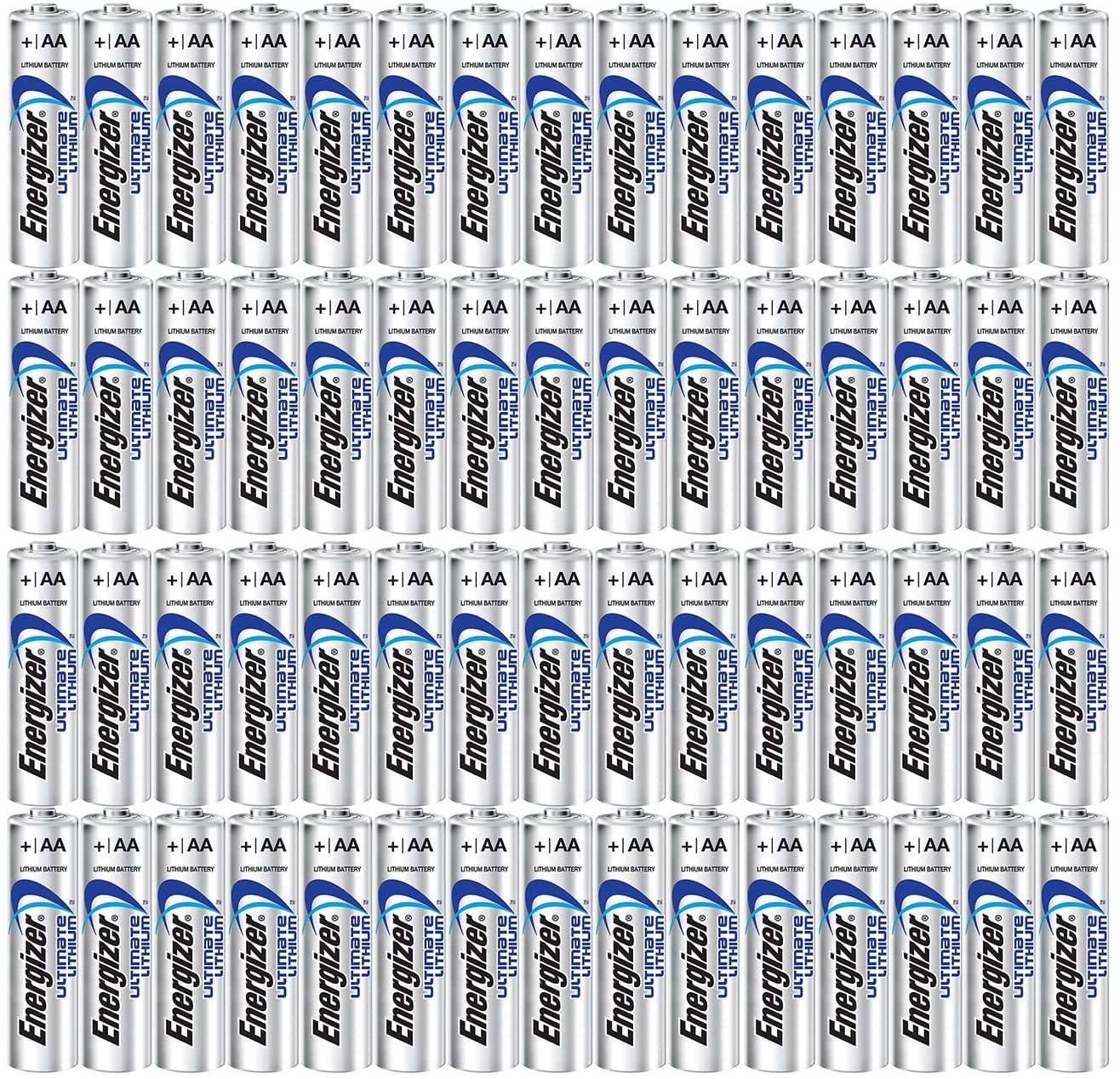 48 Energizer AA Ultimate Lithium L91BP Batteries
