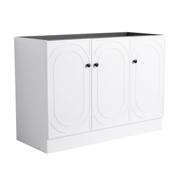 48" Freestanding Bathroom Vanity & 3 Soft-Close Cabinet Doors (Kd-Packing)-Excluding Sink