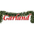 thumbnail image 1 of 48" GARLAND DECAL sticker x-mas xmas trees decor wreaths holiday Christmas, 1 of 1