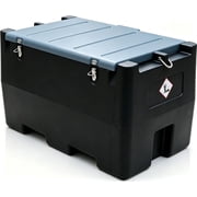 48 Gallon Portable Gasoline & Diesel Transfer Tank with 12V Electric Pump, 10.6 GPM Flow Rate, 13.1ft Hose, Auto Shut-Off Nozzle, HDPE Fuel Tank for Agriculture/Construction/Industrial