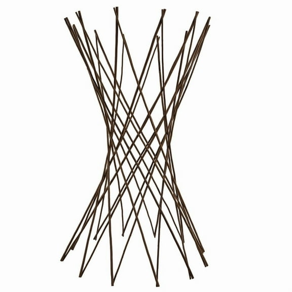 48'' Height 13'' Width Expandable Willow Obelisk