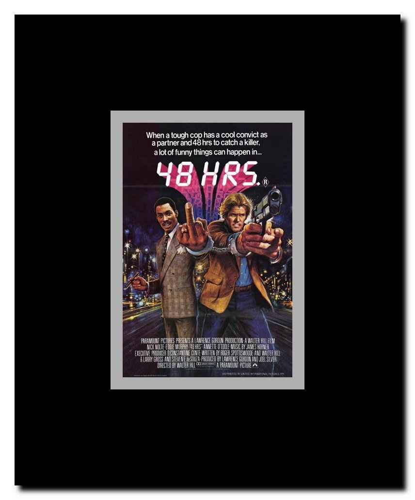 48 Hrs Framed Movie Poster