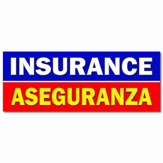 48" INSURANCE ASEGURANZA DECAL sticker salesman agent auto health bilingual