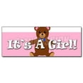 thumbnail image 1 of 48" IT'S A GIRL! DECAL sticker birth pregnant hospital welcome home, 1 of 1
