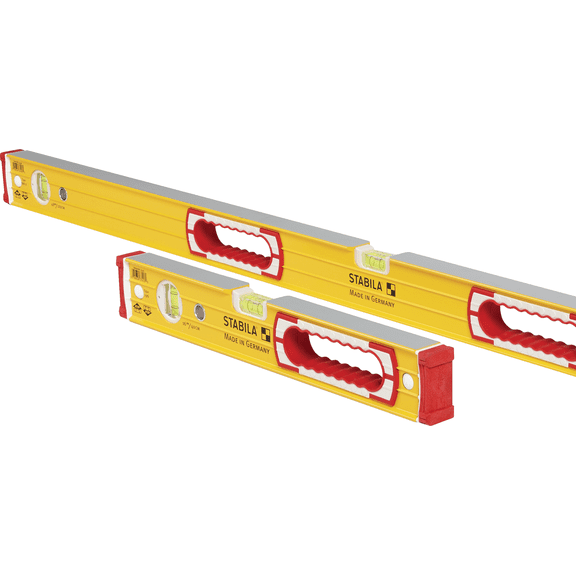 48 In. and 16 In. Aluminum Box Level Set - Pack of 2  Home & Garage Storage, Stackable Design