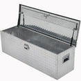 thumbnail image 1 of 48 Inch Aluminum Tool Box, Heavy Duty Truck Bed Toolboxes with Side Handle, Tool Box Used for Truck Bed Storage,Trailers,Pickup,RV, All-Weather Use, 1 of 6