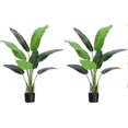 thumbnail image 1 of 48 Inch Artificial Canna with Texture - Lifelike Simulated Greenery Decorations (2 Pack), 1 of 7