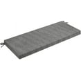thumbnail image 1 of 48 Inch Classic Solid Color Bench Cushion with Ties, Non-Slip Indoor Rectangle Bench Seat Cushion Standard Size Foam Pad with Machine Washable Cover - One Pad Only (Grey, 48x16x1.5 Inch), 1 of 12