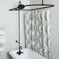 thumbnail image 1 of 48 Inch Clawfoot Tub Shower Enclosure with Rain Shower Head, 1 of 1