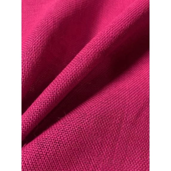 Burlap Fabric 48 Inch Colored Burlap Fuchsia Per Yard 8.5 oz Jute