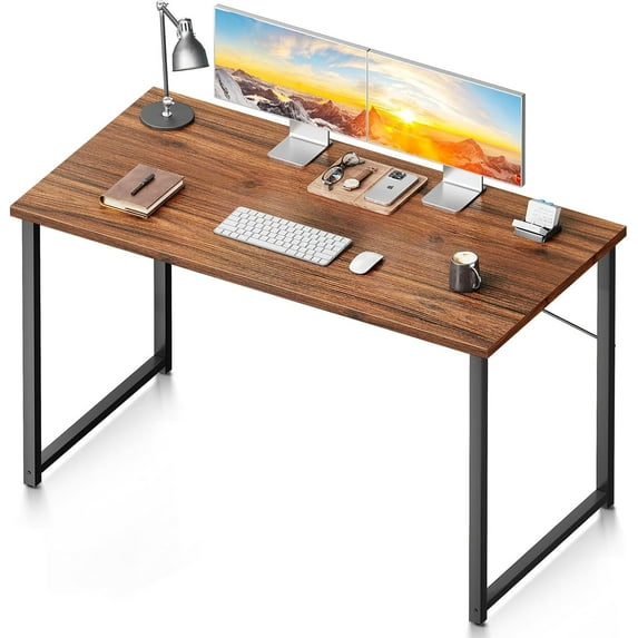 48 Inch Computer Desk, Modern Simple Style Desk for Home Office, Study Student Writing Desk, Vintage
