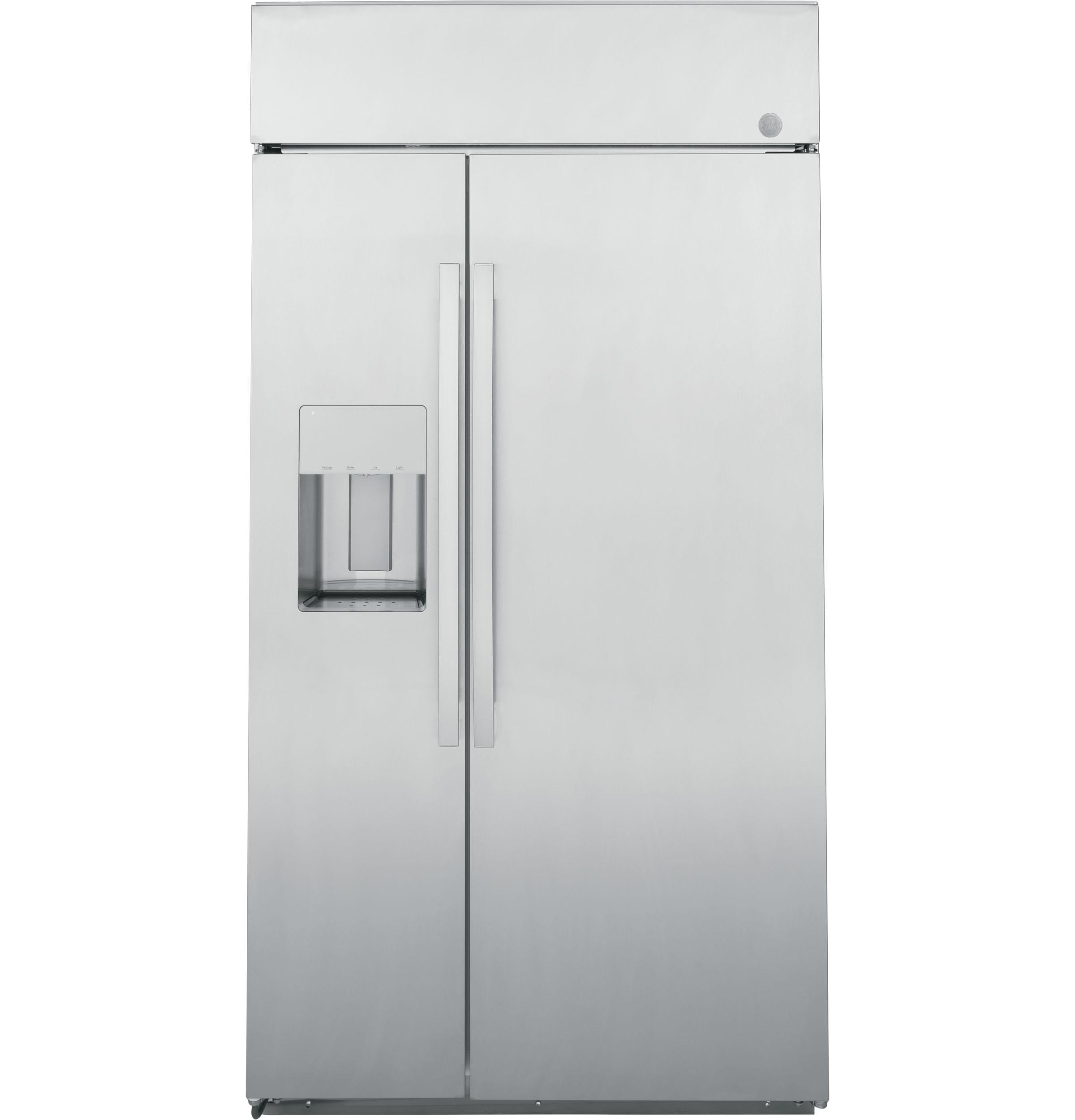 GE APPLIANCES PSB48YSNSS side by side built in refrigerator
