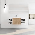 thumbnail image 1 of 48-Inch, Double Door Storage - Metal Handles for Long Service - Bathroom Storage - Keep Items Secure and Accessible, 1 of 7