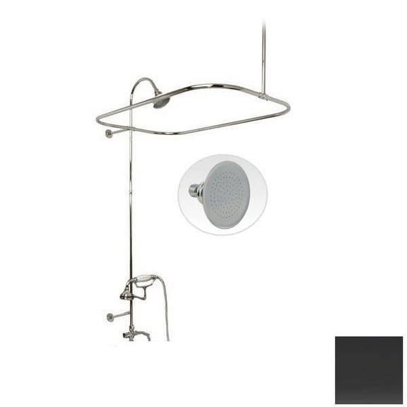 48 Inch End Mount Shower Conversion Kit with Handshower Cradle & Watering Can Shower Head
