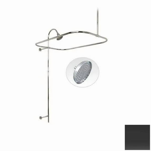 48 Inch End Mount Shower Conversion Kit with Rain Shower Head
