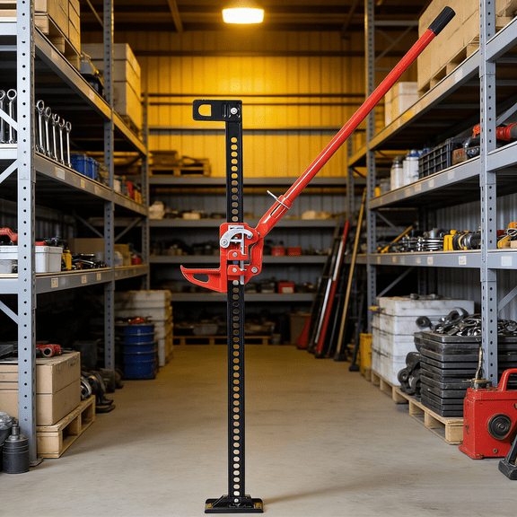 48 Inch Farm Jack 7000 lbs Capacity Heavy Duty Multifunctional Jack for Tractor Truck SUV Bumper Lift ATV Recovery, Versatile Lifting Tool with 860mm Handle for Agricultural Machinery Post Pulling