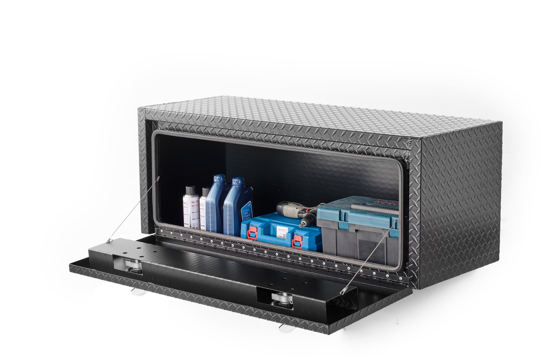 48-Inch Heavy Duty Aluminum Truck Tool Box with Lock & Keys, Waterproof ...