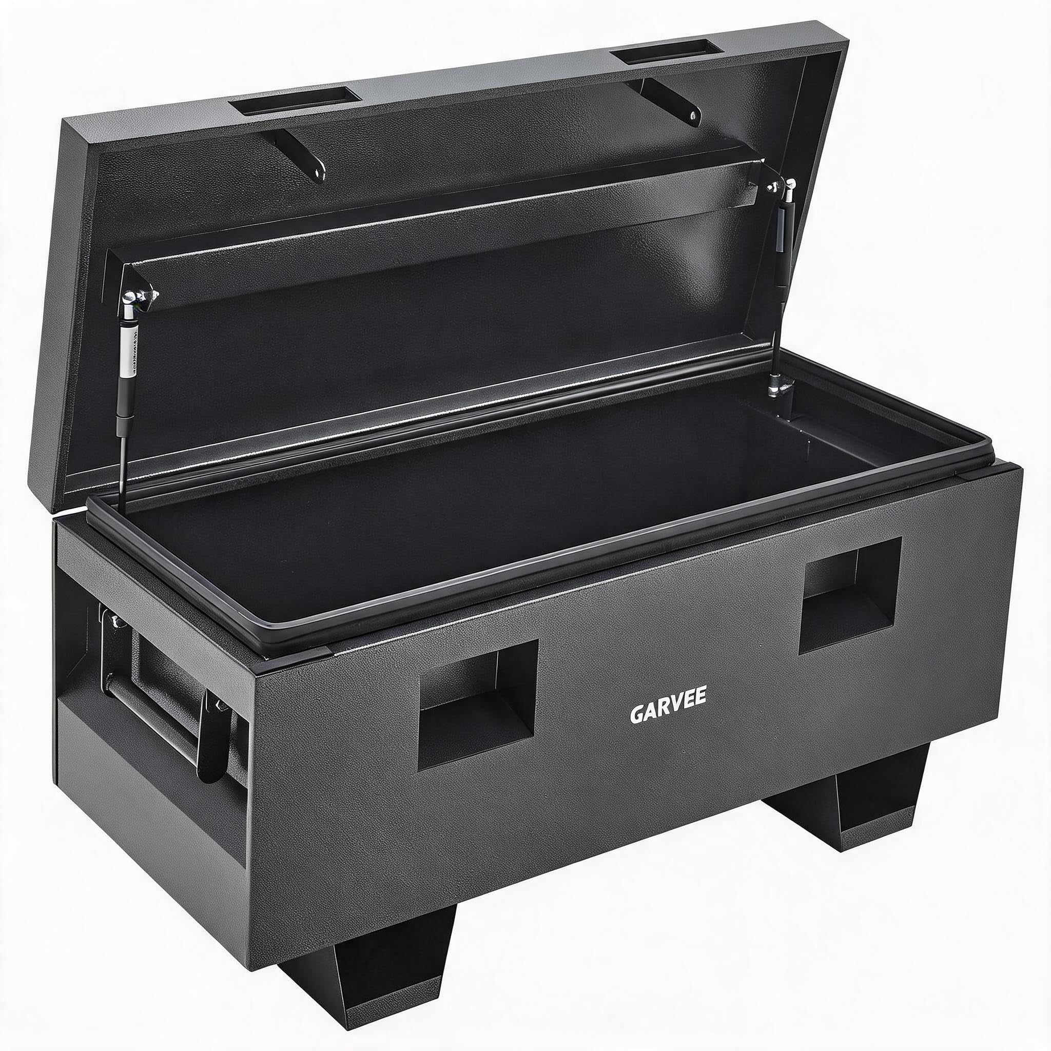 Secure Removable Metal 48 Inch Heavy‑Duty Truck Bed Tool Box, Metal Storage Toolbox with Dual ...