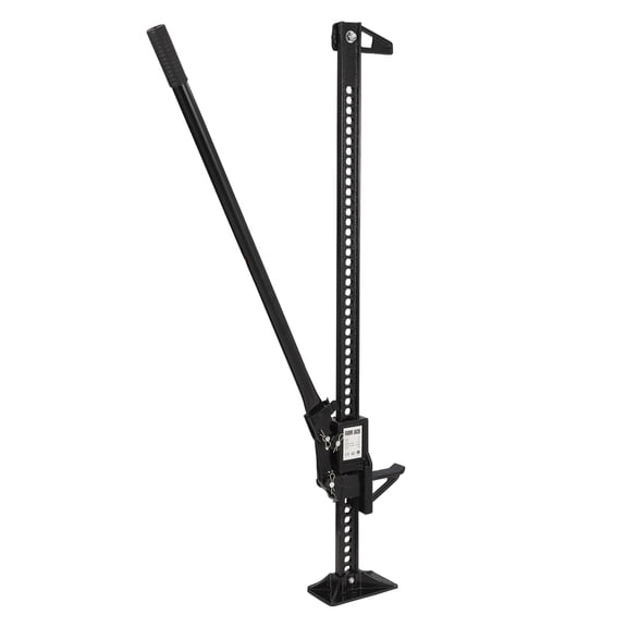 48 Inch High Lift Farm Jack - 3 Ton Heavy Duty Ratcheting Utility Jack - Adjustable Range 6"–42" - Ideal for Tractor, Truck, Car, Off-Road Vehicle, ATV, SUV - Robust Steel Build - Black, 48 inches